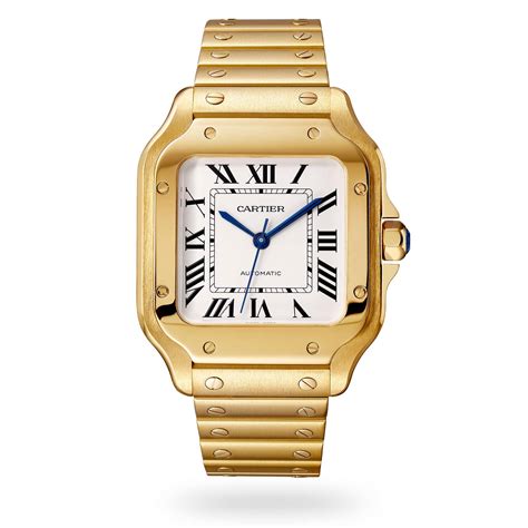 cartier watch gold|cartier gold watches for men.